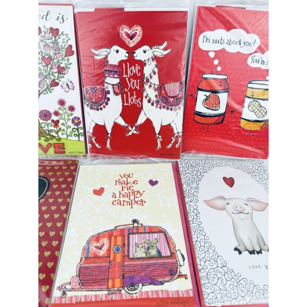 Lot Of 36 Leanin Tree Valentines Day - 12 Cards - Sealed - New With Envelopes - Picture 4 of 15